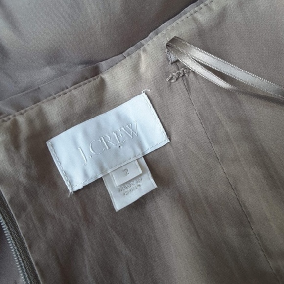 Exclusive  J.CREW  strapless mini dress sz 2 - Picture 6 of 7